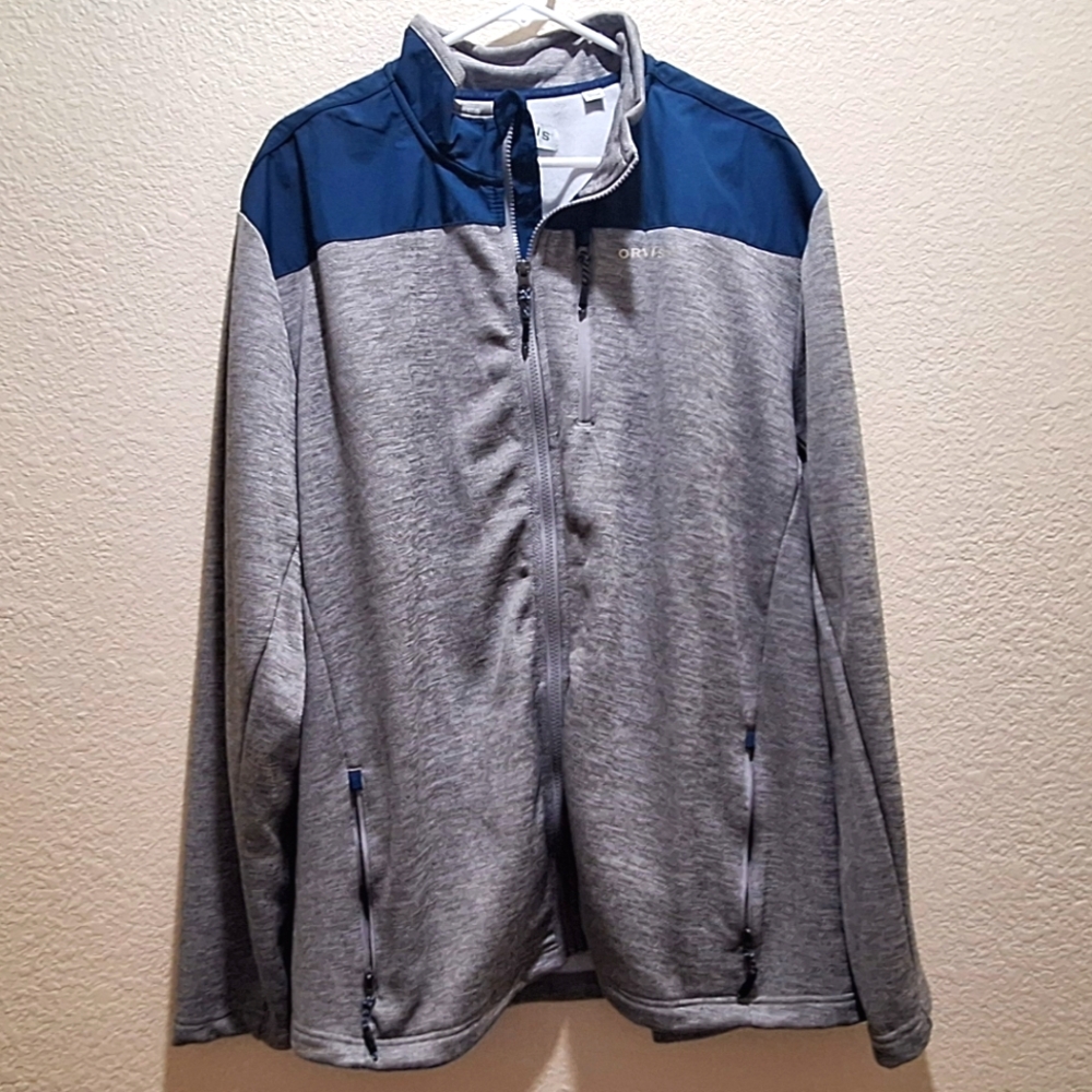 NWOT Gray and Blue Men's XXL Jacket